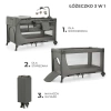 Kinderkraft JOY 2 z akcesoriami Dark Grey Łożeczko turystyczne 925155