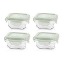 Pojemniki szklane 4x160ml wiewiórka 289269