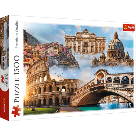 Puzzle Trefl 1500 Ulubione miejsca Włochy 262032