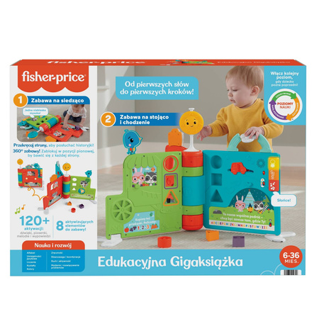 Fisher Price HCL06 Edukacyjna gigaksiążka 012756