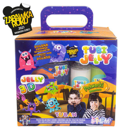 Tuban Zestaw Tubi Jelly 6 kolorów + małe akwarium Potworki 033286