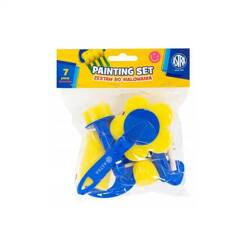 Zestaw gąbek i wałków do malowania 2 ASTRA 7el  207025