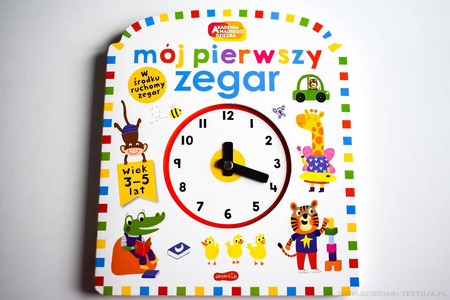 HarperKids Książeczka Mój pierwszy zegar 658609