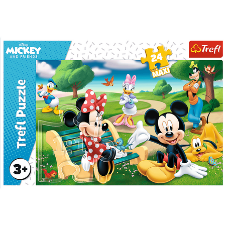 Puzzle trefl 24 maxi myszka miki w gronie przyjaciół