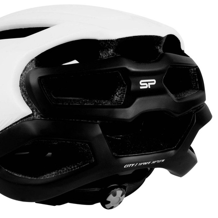Kask rowerowy city l 58-61cm biały 268970