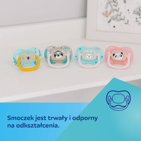 Canpol babies smoczek silikonowy 18+ m symetryczny Exotic (lama) 870222