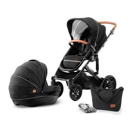 Kinderkraft wózek prime 2w1 black zestaw