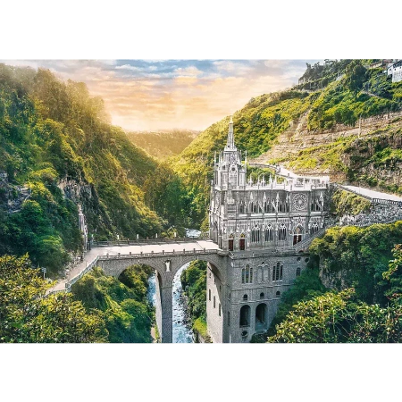 Puzzle Trefl 1000 Sanktuarium Las Lajas Kolumbia 107241