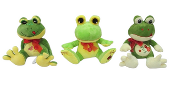 Plusz żaba 25cm z głosem 142313