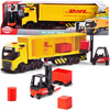 Dickie City ciężarówka + naczepa DHL św/dźw 089145