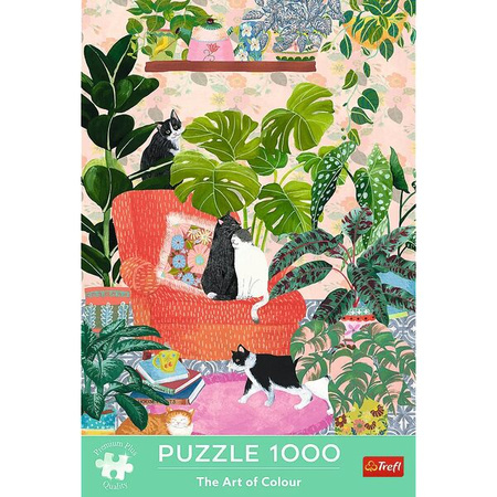 Puzzle Trefl 1000 Premium Plus The Art of Colour Nie ma to jak w domu 108927