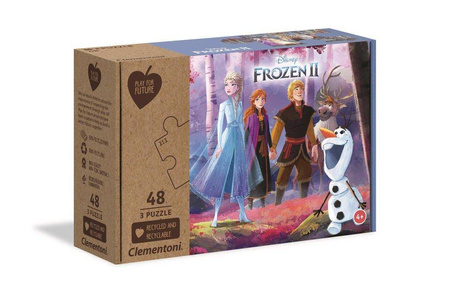 Clementoni puzzle 3*48 frozen 2