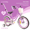 Rowerek 16 cali Heart bike fioletowy Rower