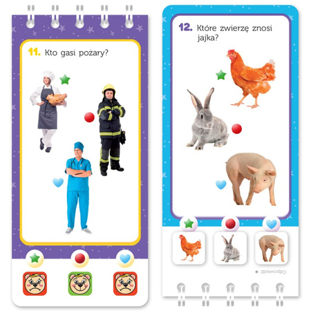 Magiczny quiz z liskiem. Dotknij i sprawdź. 3-4 lata 137316