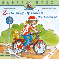 Książeczka Mądra Mysz Zuzia uczy się jeździć na rowerze 657548