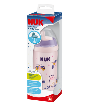 Nuk kubek niekapek Kiddy Cup 300 ml Night pow.12 m-cy 372608