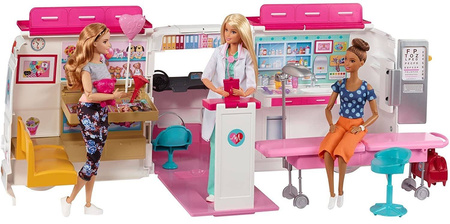 Barbie frm19 karetka mobilna ze światłem i dźwiękiem