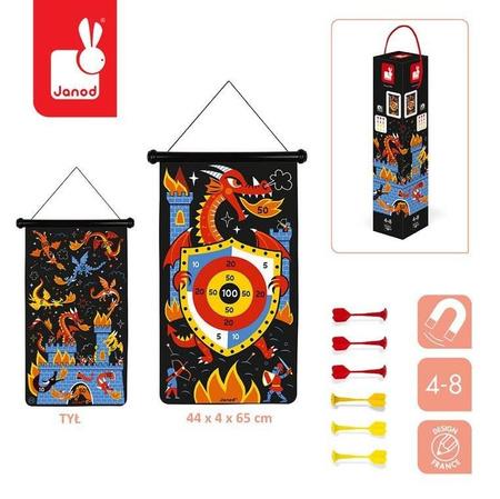 Magnetyczna gra w rzutki Smoki Janod 320843