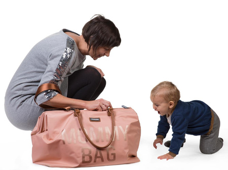 Torba podróżna mommy bag różowa 146696 stokkids