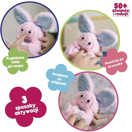 Epee EP09424 Kulisie plusz interaktywny Różowy Zając 600073