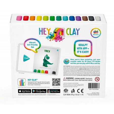 Hey Clay Masa plastyczna Dinozaury 097060