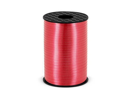 Wstążka plastikowa czerwona 5mm/225m 748835