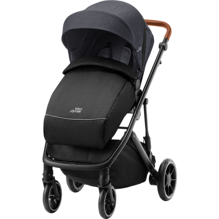 Britax Romer Zestaw 2w1 STRIDER M Black Shadow gondola + wózek spacerowy