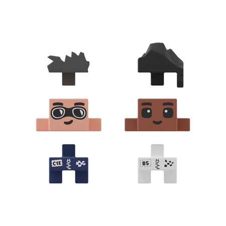 Klocki Waffle Mini Wyścig 80szt 903179