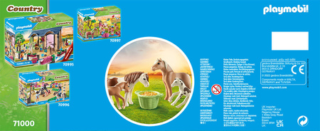 Playmobil 71000 dwa konie islandzkie ze źrebakiem