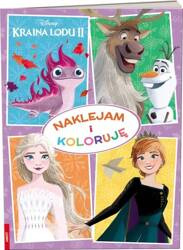 Książeczka KRAINA LODU 2 NAKLEJAM I KOLORUJĘ 342029