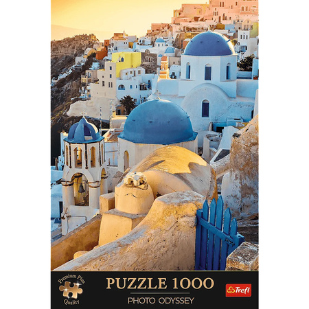 Puzzle Trefl 1000 Premium Plus Photo Odyssey Miasteczko Oia Santorini 108538
