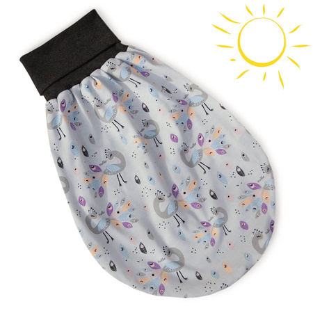 Śpiworek ze ściągaczem lolly polly peacock