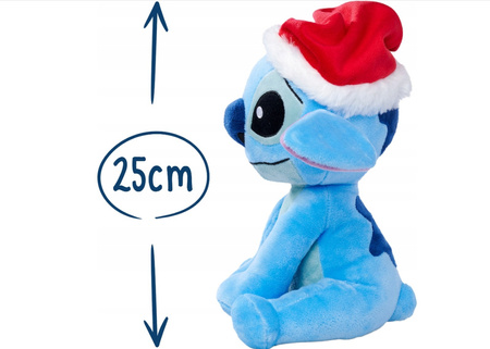 Disney Stitch Mikołaj 25cm 024791