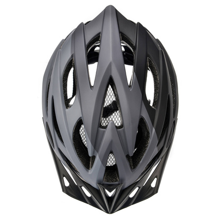Kask rowerowy Meteor Marven S 52-56cm szary/ciemnoszary/czarny 061149