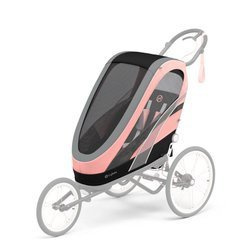 Cybex Zeno Seat Pack R Silver Pink light pink Tapicerka siedziska