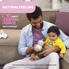 Chicco Butelka Plastikowa Naturalfeeling 150ml niebieska smoczek silikonowy ,przepływ wolny 0M+ 153626
