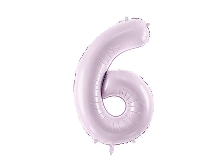 Balon foliowy cyfra 6 72cm fiolet 052581