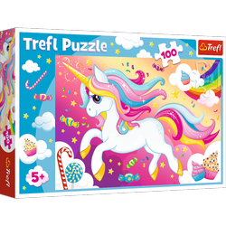 Puzzle Trefl 100 Piękny Jednorożec 163865