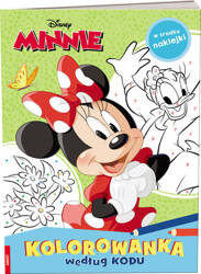 Książeczka MINNIE KOLOROWANKA WEDŁUG KODU 344948