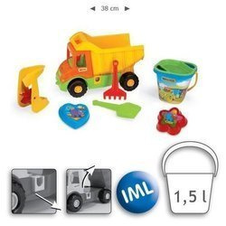 Multi truck wywrotka z kpl do piasku z wiaderkiem  wader 70340