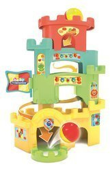 Clementoni wieża z kuleczkami zabawny zamek