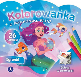 Kolorowanka Fluo Syrenki 078909