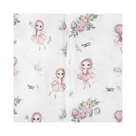 Bambusowy śpiworek niemowlaka mały 0-6m Wróżki 40x60cm 418132