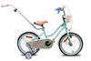 Rowerek 14'' heart bike - miętowy