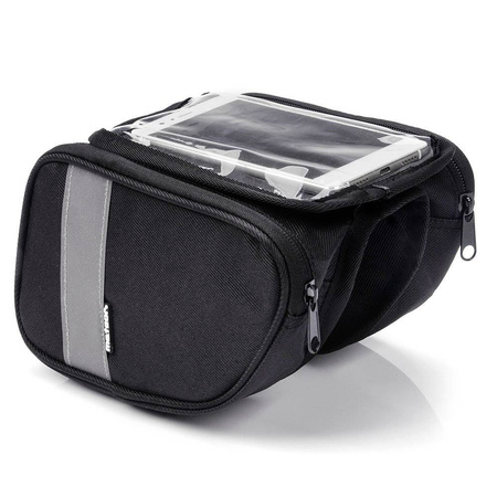 Sakwa rowerowa na ramę z etui na telefon meteor torys 036598