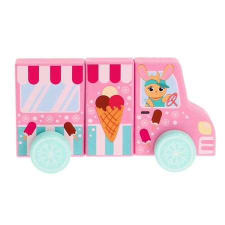 Trefl Zabawka drewniana Magnetic vehicle Ice Cream 619997
