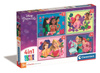 Clementoni Puzzle 4w1 Super Kolor Disney Princess 215171