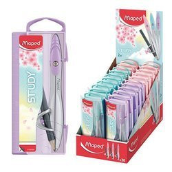 Cyrkiel study pastel+ołówek pudełko z zaw.maped 941115