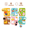 CzuCzu Puzzle Zwierzęta małe i duże 2+ 494164