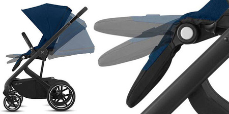 Cybex Balios S Lux Rama Black Soho Grey Wózek Spacerowy